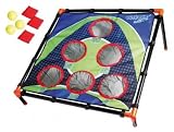 cavernedesjouets Set de tir avec Cible sur Pied + 3 Sacs + 3 balles - 72x38x72cm - Jeu de ...