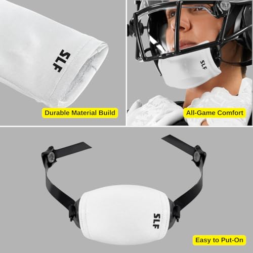image for SLEEFS Football Chin Strap Cover - One Size Fits All Cushion - Shield 