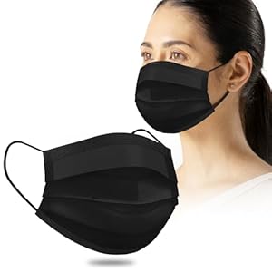 100 Pack 3 Ply Disposable/Filter Protection Face Masks for Adult Men Women