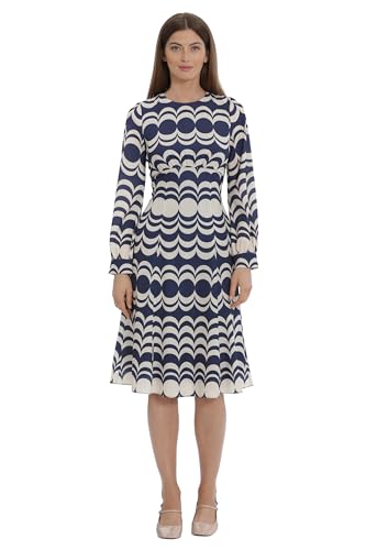 Maggy London Women's Sophisticated Empire Waist Fit and Flare Workwear Career Office Event Occasion Guest of