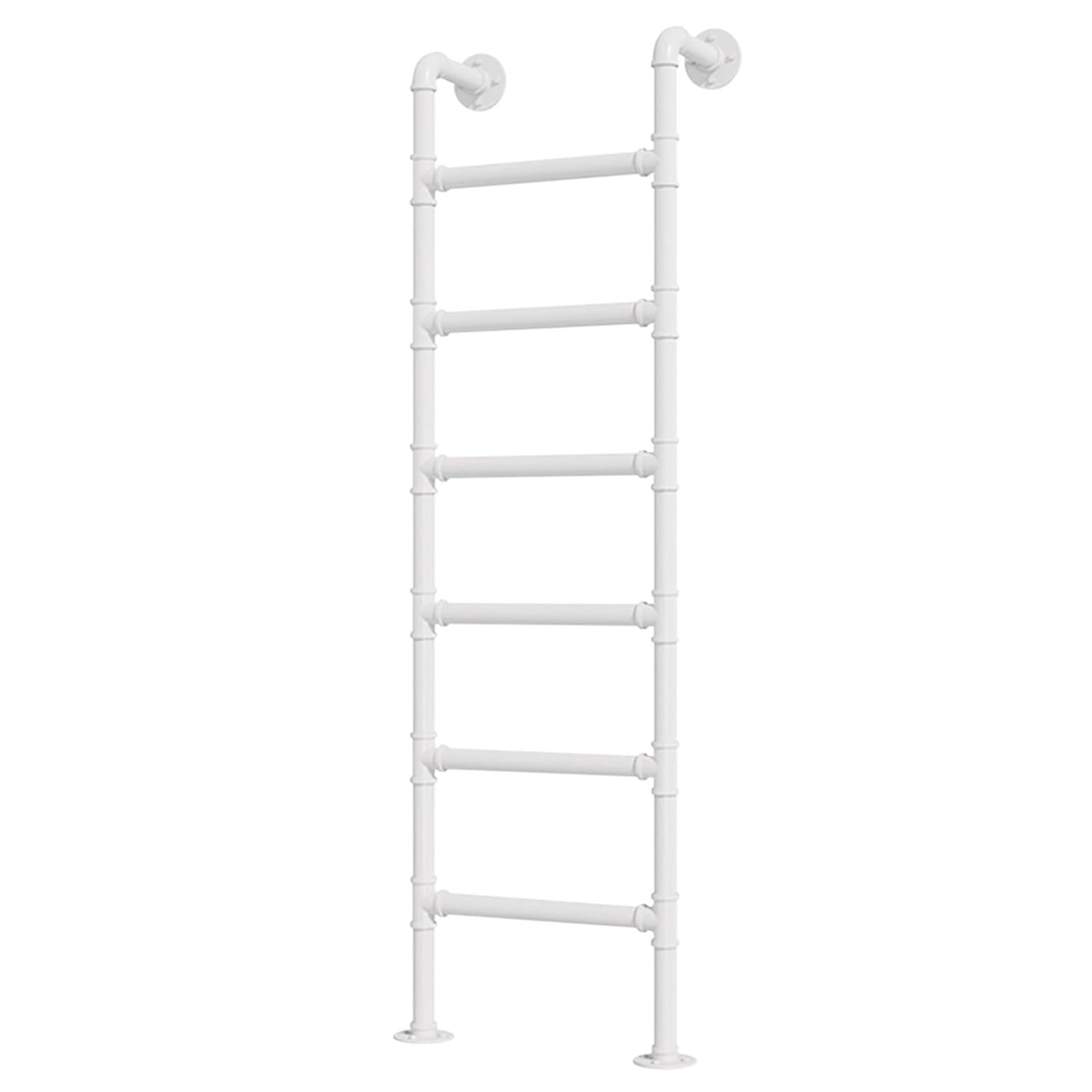 Échelle de lit superposé blanche en fer pour gagner de la place en chambre enfant
