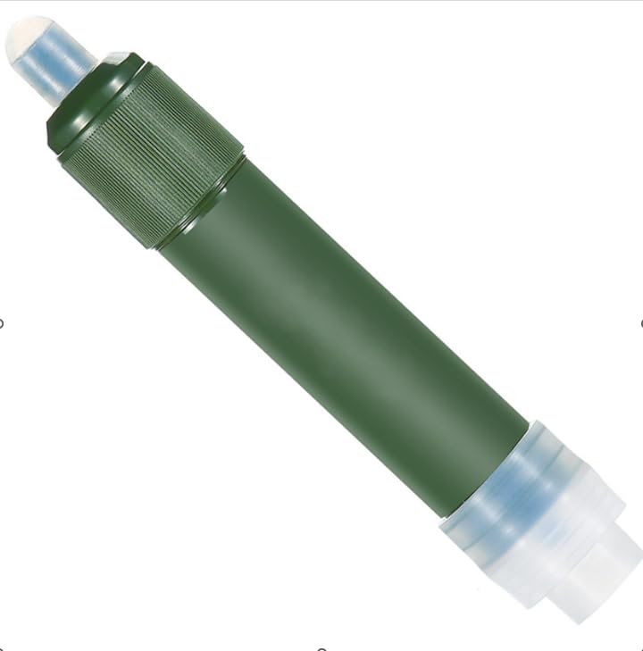 Portable Water Filter Straw,Personal Water Filter Straw, 0.01 Micron Ultrafiltration, Outdoor Water Purifier, Lightweight Outdoor Camping Emergency Survival Kit for Hiking and Travel, Outdoor Life