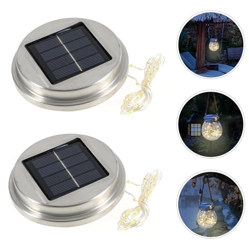 Cubierta solar para lámpara de frasco ideal para decorar terrazas y cenas al aire libre 7