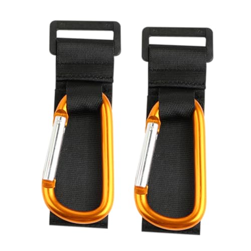 Hemoton 2pcs Stroller Hooks Accessories Non-Slip Adjustable Multi-Purpose Hanger Clips