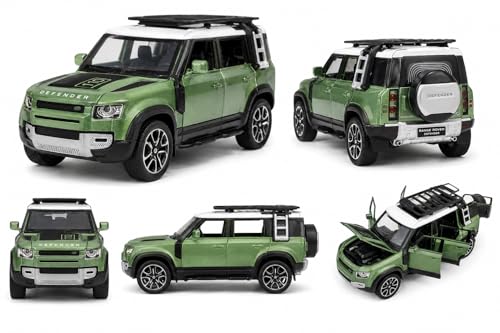 Image of Defender RR 1:28 Scale Model Car Exclusive Alloy Metal Pull Back Die-cast Car Metal Pullback Toy car with Openable Doors & Light Music Best Gifts Toys Kids (Color As Per Stock)