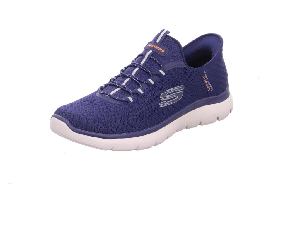 Men's Summits High Range Hands Free Slip-in Sneaker, Navy, 9 Wide-image-16