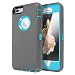 iPhone 6 Case, iPhone 6S Case [Heavy Duty] AICase Built-in Screen Protector Tough 3 in 1 Rugged Shockproof Cover for Apple iPhone 6/6S (Grey/Blue)