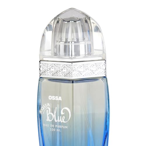 Image of Ossa Aqua Blue Eau De Parfum 100ml Perfume With Fresh And Citrusy Notes | Premium EDP For Men | Long Lasting Fragrance Ideal For Glamorous Evenings (Pack of 2)