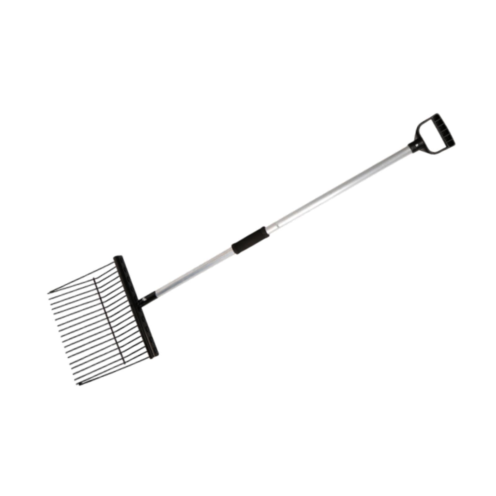 Generic Iron Manure Fork Fork Sturdy Equestrian Tool Hay Equipment for Horse Stall Farm Animal Husbandry Grass Hay Garden