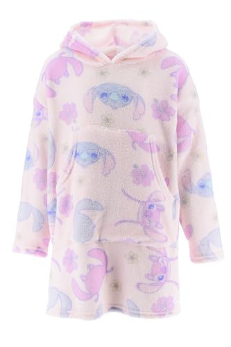 Couverture en polaire douce Stitch, pull plaid fille et sweat à capuche oversize