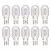 10 Pack - 912 Miniature Light Bulb, RV Camper Trailer Motor Home 12 volt Push In