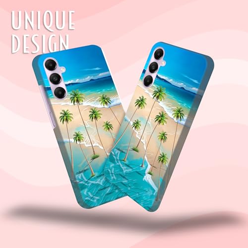 Coque Samsung Galaxy A05s chic - Motif imprimé palmiers haut de gamme - 3