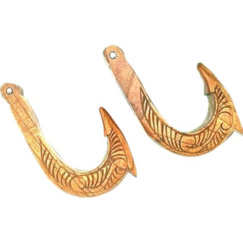 Beatnik Trading Hawaiian Hook Coffee Surfboard/Paddle Wall Rack Display