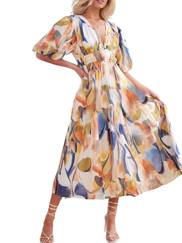 Image of Sissyaki Women's Floral Maxi Dress 2026 Summer Spring Wedding Guest Dress