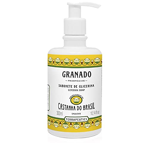 Granado Sabonete Líquido Terrapeutics, Castanha Do Brasil, Amarelo, 300ml