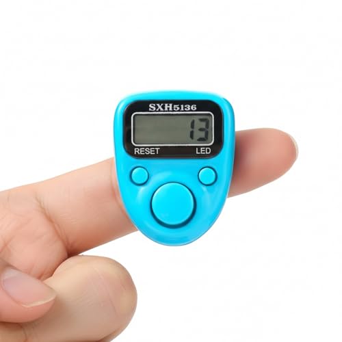 Image of SpiderJuice 99999 5 Digit Multiuse Digital Electronic Portable Mini Hand Tally Clicker Counter Finger Ring Mantra Jaap Device Machine Cricket Umpire Counting Zikr Ziker Dhikr (512Counter)