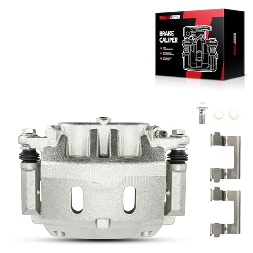 Image of Torchbeam Front Brake Caliper Right for Nissan 2008-2015 2017-2023 TITAN, Nissan 2007-2015 2017-2023 Armada, Front Right Caliper Replace # 19B3338
