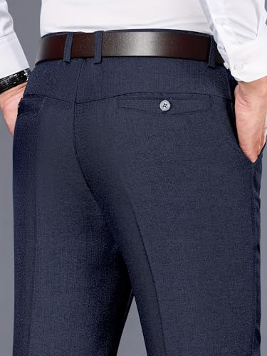 Image of AVANOVA Men's Casual Pants - Stylish Regular Fit Trousers for Men, Comfortable Office & Casual Pant, Modern Formal Look (Trouser 270)