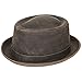Stetson Pork Pie Hut Odenton Damen/Herren - Porkpie aus Baumwolle - Fedora Wasserabweisend & Sonnenschutz - Herrenhut Sommer/Winter - Musikerhut braun L (58-59 cm) Fedora Hut günstig Kaufen-Stetson Pork Pie Hut Odenton Damen/Herren - Porkpie aus Baumwolle - Fedora Wasserabweisend & Sonnenschutz - Herrenhut Sommer/Winter - Musikerhut braun L (58-59 cm)