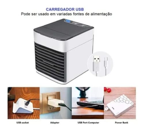 Mini Ar Condicionado Arctic Air Ultra Portátil USB Climatizador