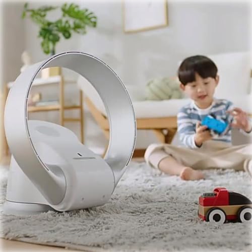 Ventilateur sans pale mural et de bureau avec télécommande et oscillation