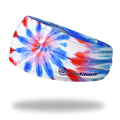 Suddora Patriotic Tie-Dye Headbands - Fashion, Workout, Sports, and Outdoor Activity Suddora Patriotic Tie-Dye Headbands - Fashion, Workout, Sports, and Outdoor Activity