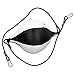 Double End Boxing Ball, Speed Punch Bag for Reflex Training, High - Elastic PU Leather Hanging Boxing Training Ball with Hooks for MMA, Fitness, and Hand - Eye (Black White)