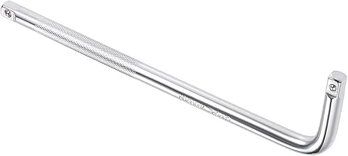 Barra disyuntora - Unidad de 38 pulgadas Extensión de llave de vaso en forma de L para uso de reparación de equipos mecánicos de automóviles, acero