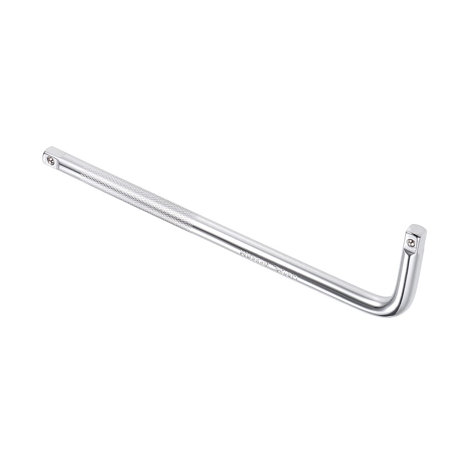 Kozelo Breaker Bar - [3/8 Inch Drive] L Shape Socket Wrench Extension for Car Mechanical Equipment Repair Use, CR-V Steel