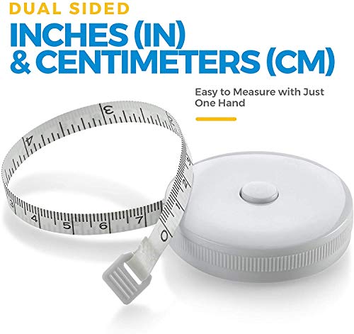 Body Tape Measure - (2 Pack) Cinta Métrica Retráctil miniatura 7