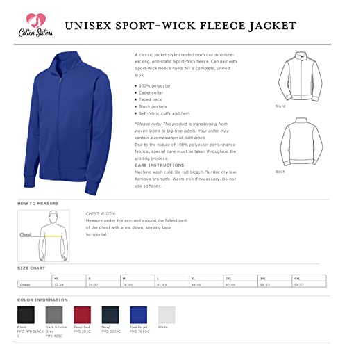 Cotton Sisters Male Nurse Jacket - Moisture Wicking Fleece - Personalized Nurse Jacket for Men3