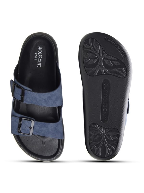 Image of UNDERROUTE mens Underroute Urgh 03 Stylish Durable Soft Footbed Synthetic Casual Sandals for Men Sandal