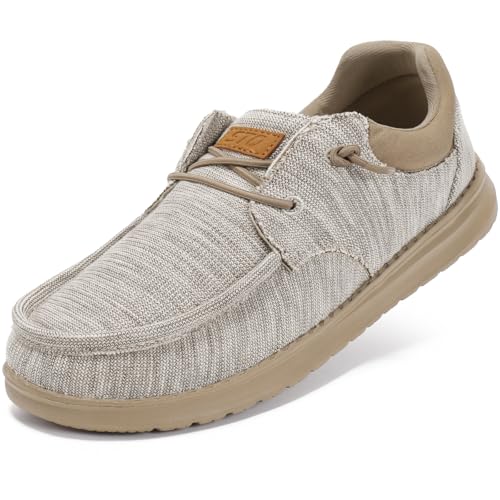 STQ Men's Lace up Loafers丨Orthopedic Ultralight Boat Casual Shoes with Arth Support