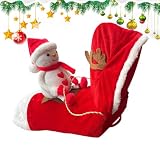 Weihnachtliches Hundekostüm, reitend, Rentiergeweih | Lustige Hundekleidung für Rollenspiele, Party...