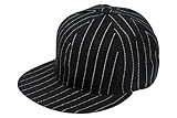  Basecap Flatcap Gang Fitted Flat Cap Black L-XL