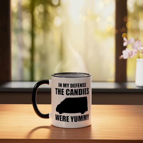 Taza de Cerámica para Adultos Negro/Blanco 11 oz miniatura 3