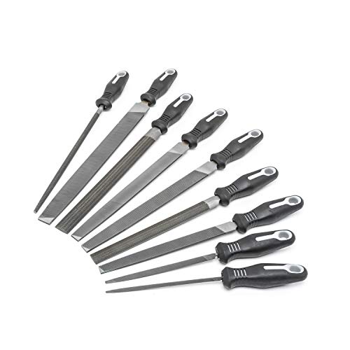 Product Deal Crescent Nicholson 9 Pc. 6", 8", 10" & 12" Maintenance File Set with Ergonomic Handles - 22030HNNN, Multicolor, One Size