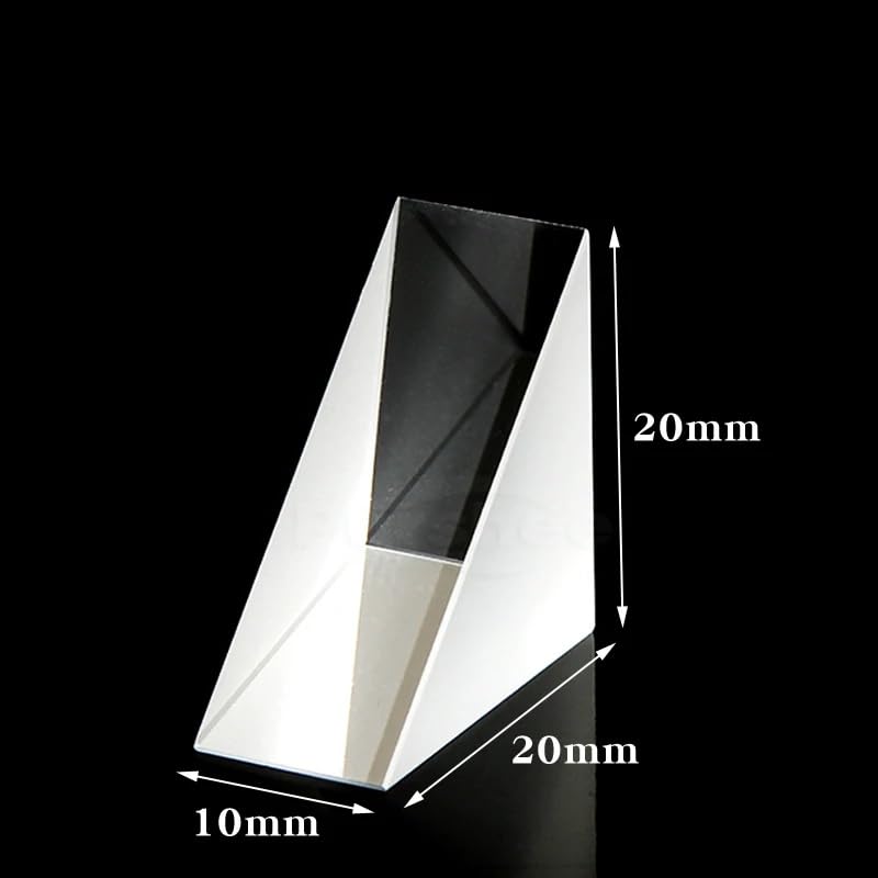 WENWENLEE Optical Glass Prism (20x20x10mm)