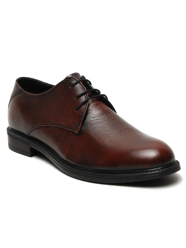 Men's Genuine Leather Formal Shoes, Classic Lace-Up Dress Shoes for Office & Special Occasions, Stylish, Durable, Comfortable, Versatile Footwear for Men-image-29