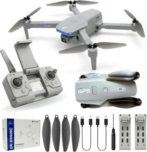 DG600 GPS Drone with 4K Dual Camera and Obstacle Avoidance