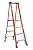 Louisville Ladder FXP1804HD Fiberglass Pro Platform Ladder, Type IAA, 375-Pound Load Capacity, 4-Feet