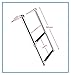 KKFDWAQQ BSET MATEL 2 Steps Boat Stainless Steel 304 Telescoping Folding Ladder Deck Outboard Swim Platform Boat Marine Yacht Accessories