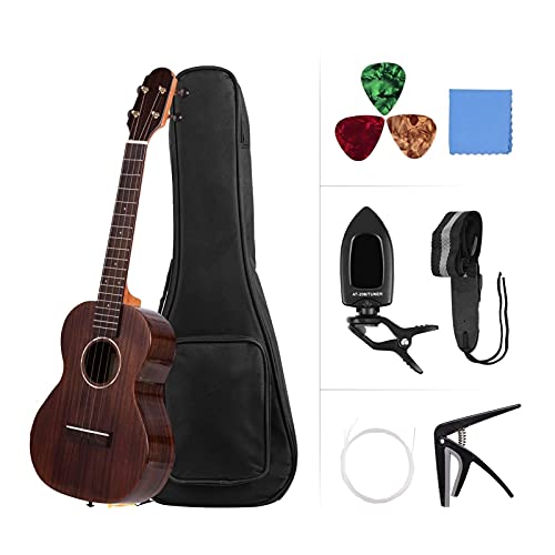 Ukulélé Soprano Concert Professionnel de 23 Pouces Ukulélé en Bois Massif de la Surface de Vernis spéculaire de Bois… - Les Beatles, Paul McCartney, John Lennon, RIngo Starr, George Harrison Ukulélé Soprano Concert Professionnel de 23 Pouces Ukulélé en Bois Massif de la Surface de Vernis spéculaire de Bois… – Image 3