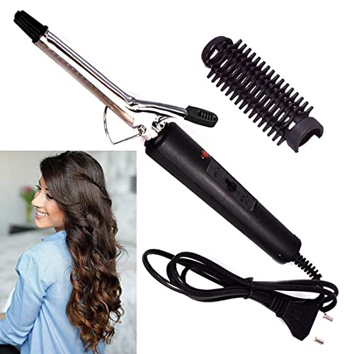 Image of Automatic Hair Curler Machine for Women, Black