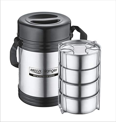 Image of BREEZE Ranzer 4 Stainless Steel Lunch Box