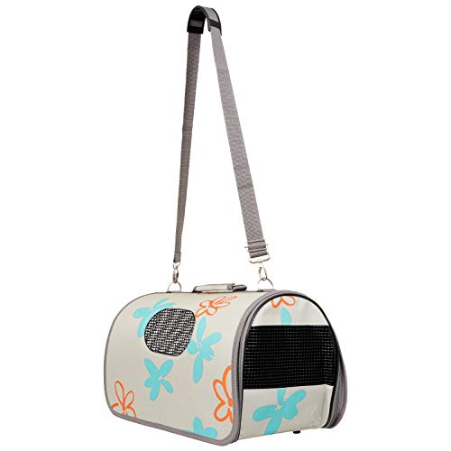 Bolsa removível portátil para gatos de estimação (bege médio)