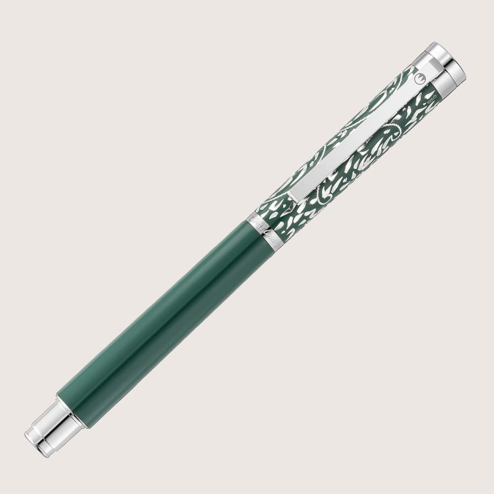 Waldmann XETRA VIENNA Roller Ball Lack grün mit Handgravur - Special Edition