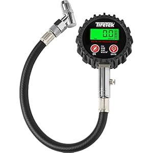 TIRETEK Digital Tire Pressure Gauge (0-200 PSI) – Heavy Duty Tire Gauge (Stainless Steel) – MotCertified ANSI – Easy to Read – Air Gauge Tire Pressure