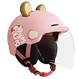 Kinderhelm, Leichter Multisporthelm, Roller-, Fahrrad- Und Laufradhelm, Fahrradhelm Für Kinder Von 4–12 Jahren, Helm Mit Cartoon-Motiven Für Jungen Und Mädchen 8,(48-54CM)