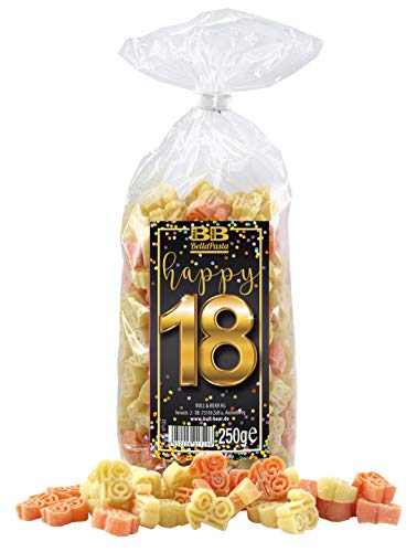 Geburtstags- Nudeln "Pasta "Happy 18"… Cover